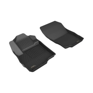 Mitsubishi Eclipse Cross Floor Mats - Front - 3D MAXpider - Kagu - Black - `18-`23